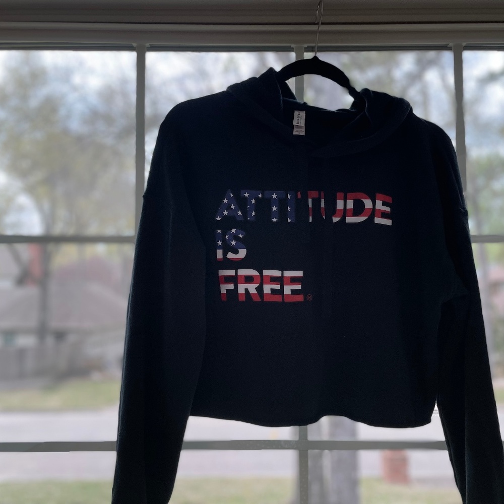 Crop top hoodie